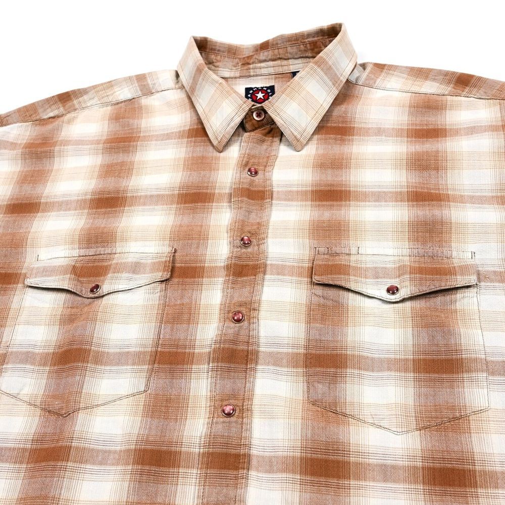 Panhandle Slim Men's 2XL Plaid Pearl Snap‎ Western Shirt Cowboy XXL EUC